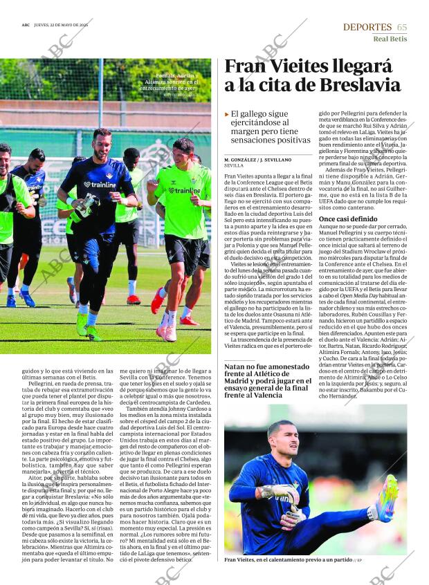 ABC SEVILLA 22-05-2025 página 65