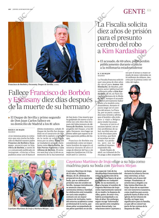 ABC SEVILLA 22-05-2025 página 69