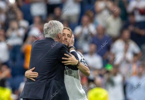 En la imagen, despedida de Ancelotti y Modric