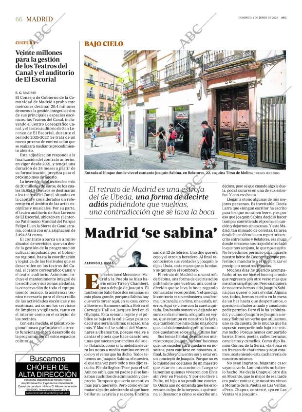 ABC MADRID 01-06-2025 página 66