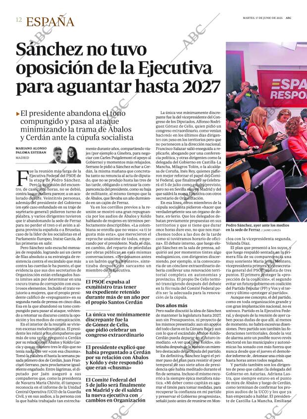 ABC MADRID 17-06-2025 página 12