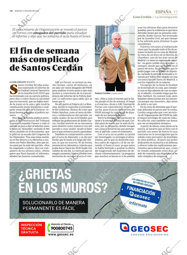 ABC MADRID 17-06-2025 página 15