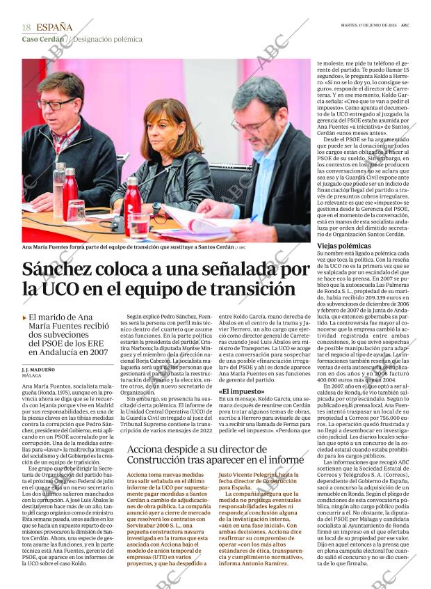 ABC MADRID 17-06-2025 página 18
