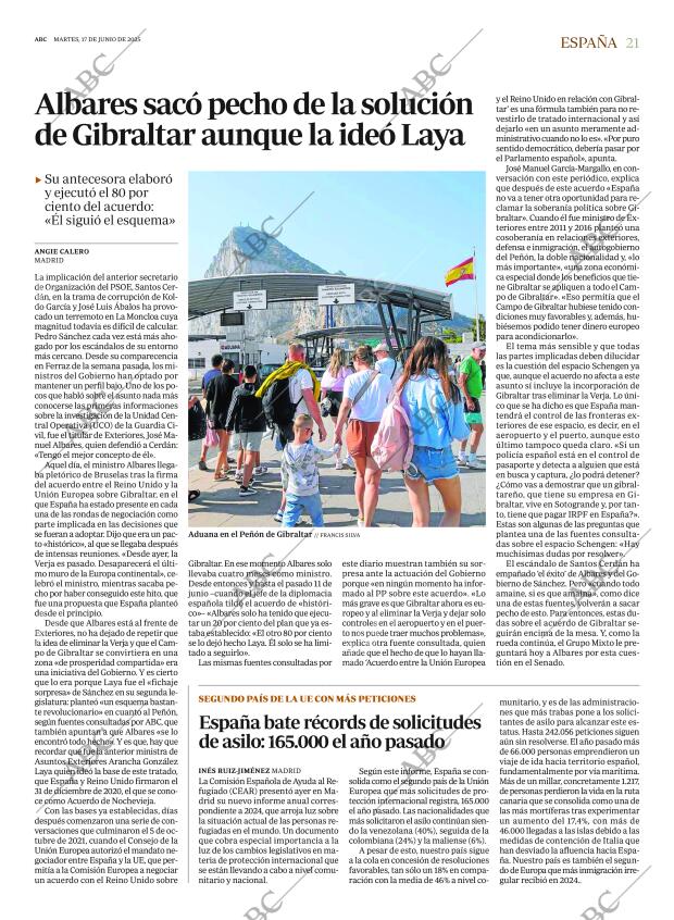 ABC MADRID 17-06-2025 página 21