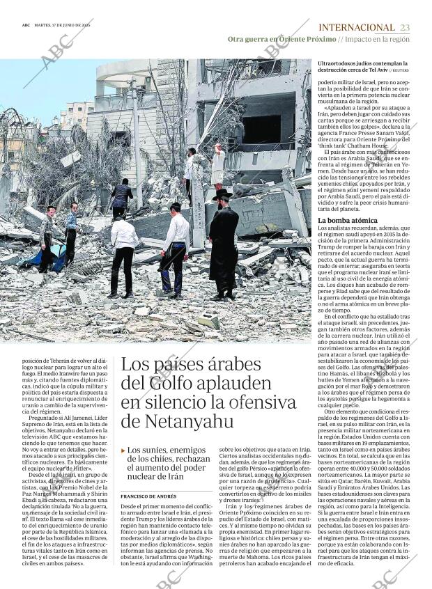 ABC MADRID 17-06-2025 página 23