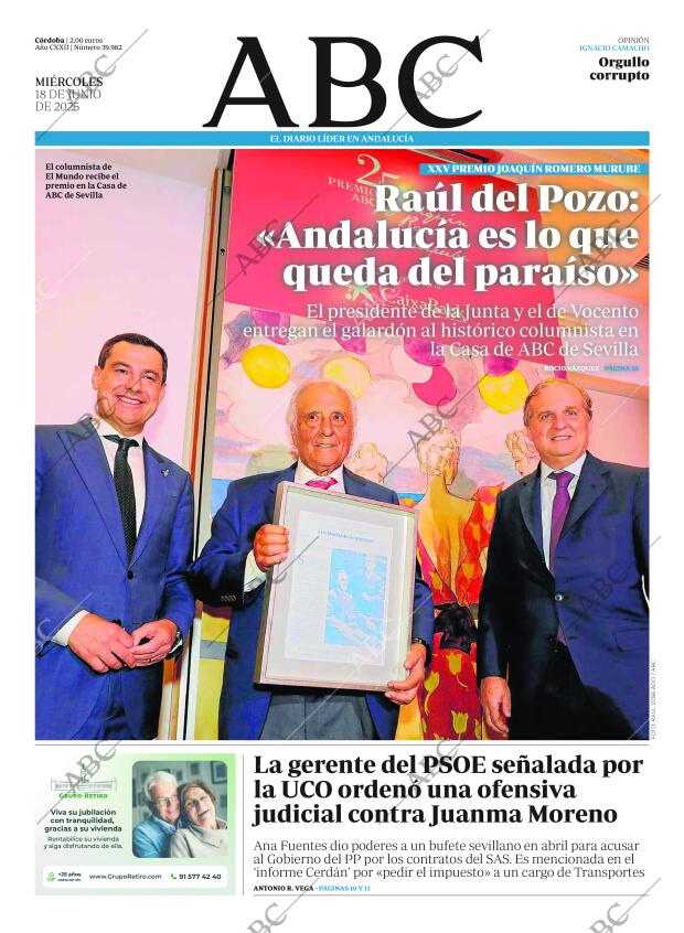 ABC CORDOBA 18-06-2025 página 1