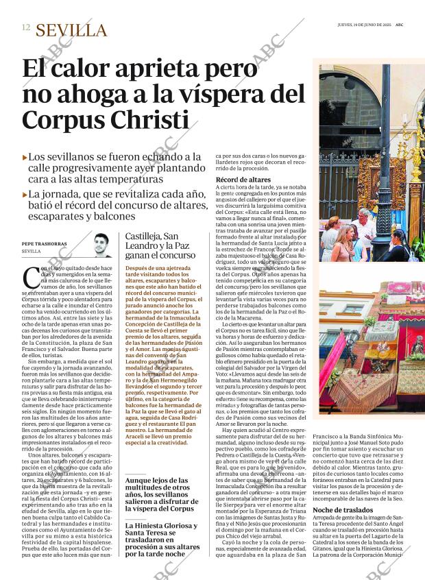 ABC SEVILLA 19-06-2025 página 12