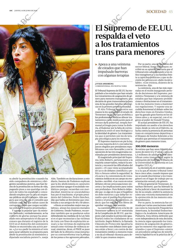 ABC SEVILLA 19-06-2025 página 45