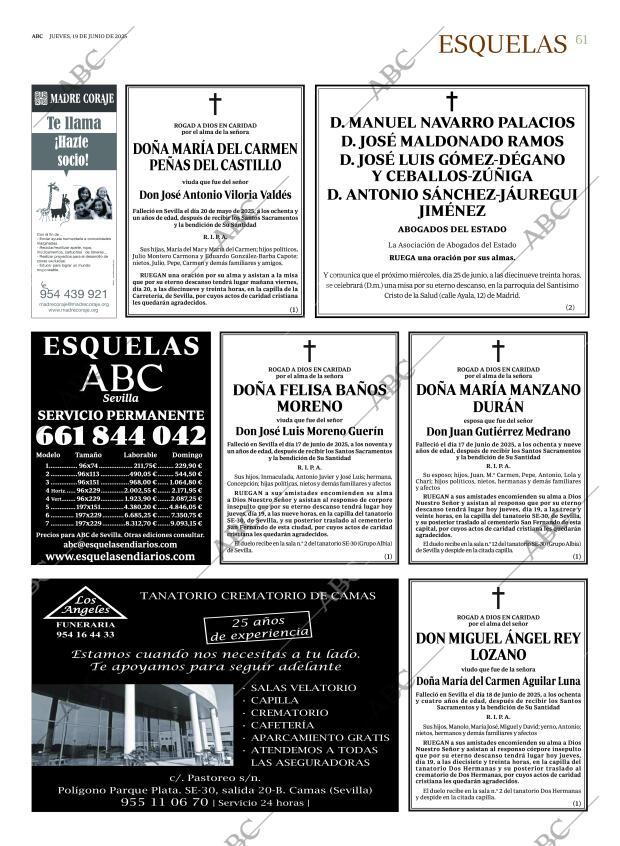 ABC SEVILLA 19-06-2025 página 61