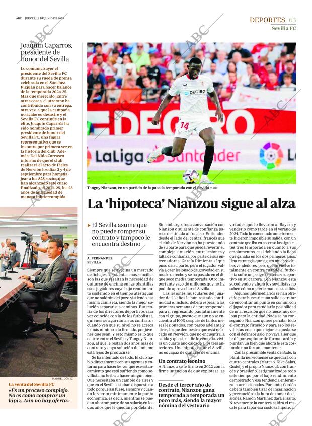 ABC SEVILLA 19-06-2025 página 63