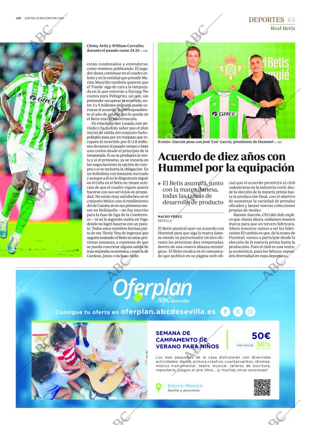 ABC SEVILLA 19-06-2025 página 65