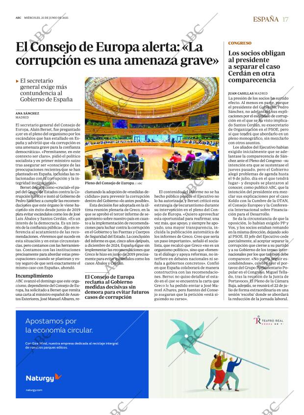 ABC MADRID 25-06-2025 página 17