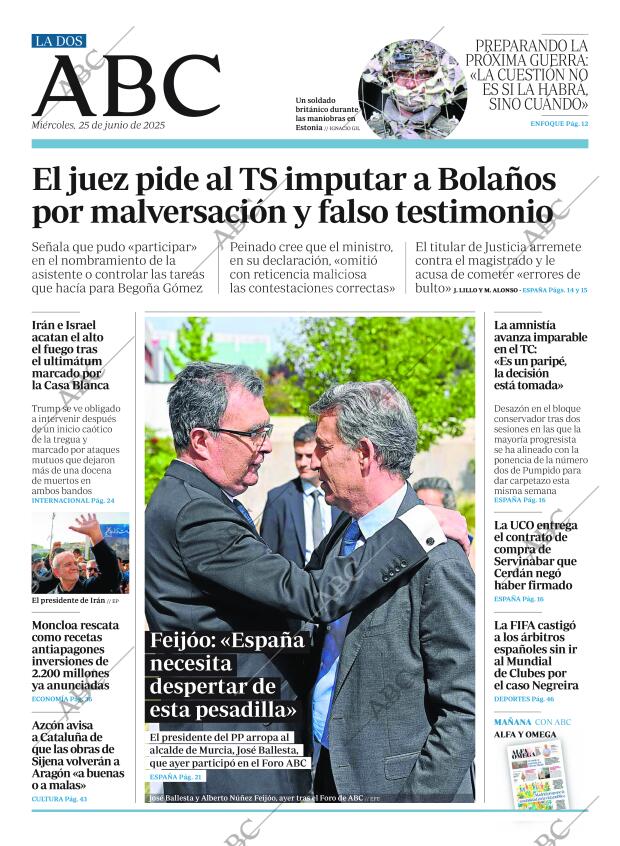 ABC MADRID 25-06-2025 página 2