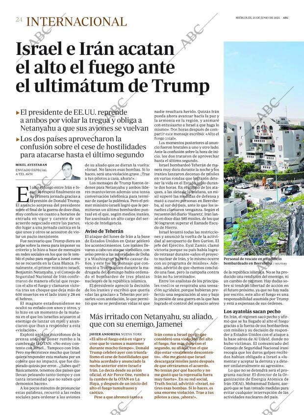 ABC MADRID 25-06-2025 página 24