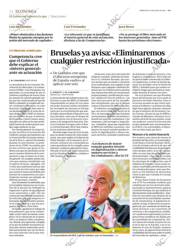 ABC MADRID 25-06-2025 página 34