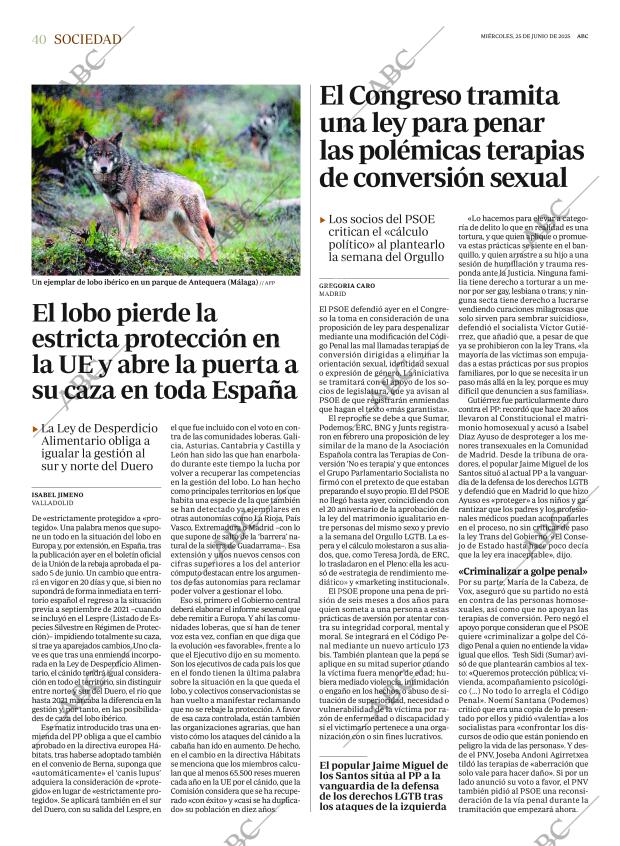 ABC MADRID 25-06-2025 página 40