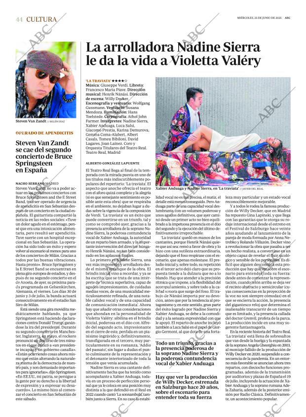 ABC MADRID 25-06-2025 página 44