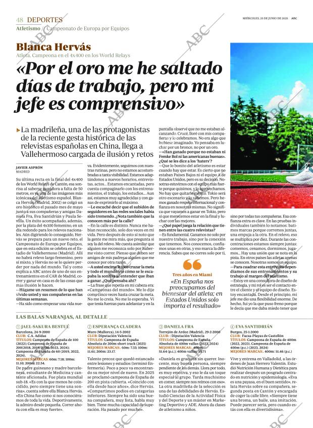 ABC MADRID 25-06-2025 página 48