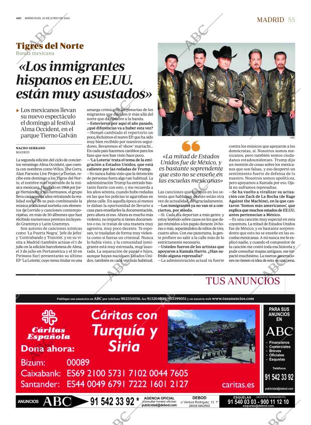 ABC MADRID 25-06-2025 página 55