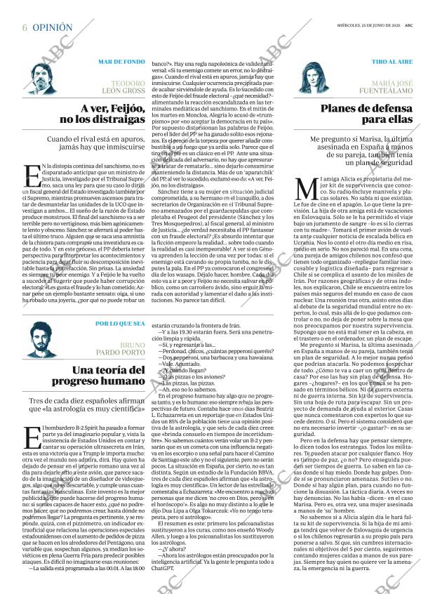 ABC MADRID 25-06-2025 página 6
