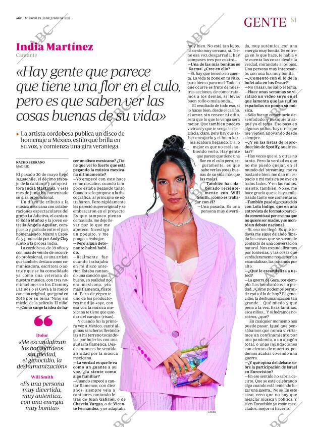 ABC MADRID 25-06-2025 página 61
