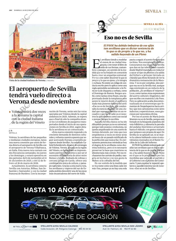 ABC SEVILLA 29-06-2025 página 21
