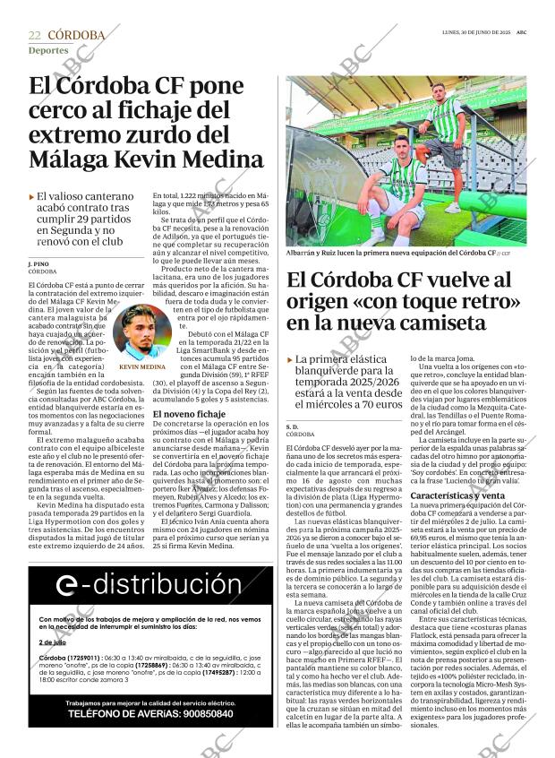 ABC CORDOBA 30-06-2025 página 22