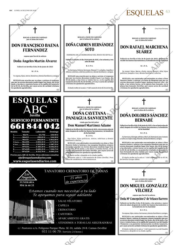ABC SEVILLA 30-06-2025 página 63