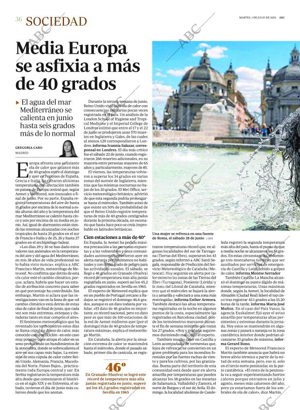 ABC MADRID 01-07-2025 página 36