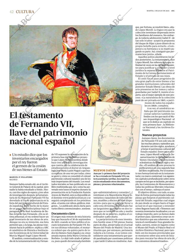 ABC MADRID 01-07-2025 página 42