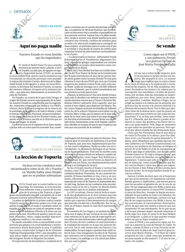 ABC MADRID 01-07-2025 página 6
