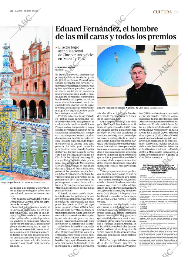 ABC SEVILLA 01-07-2025 página 57