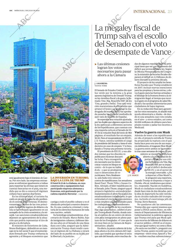 ABC MADRID 02-07-2025 página 23