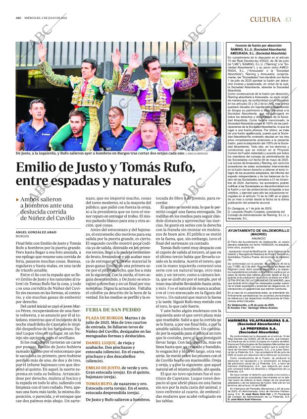 ABC MADRID 02-07-2025 página 43