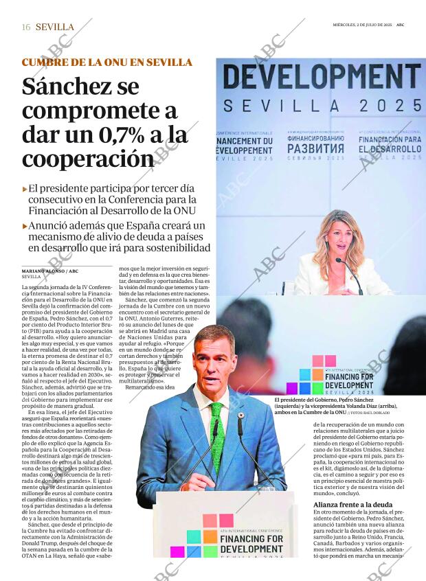 ABC SEVILLA 02-07-2025 página 16