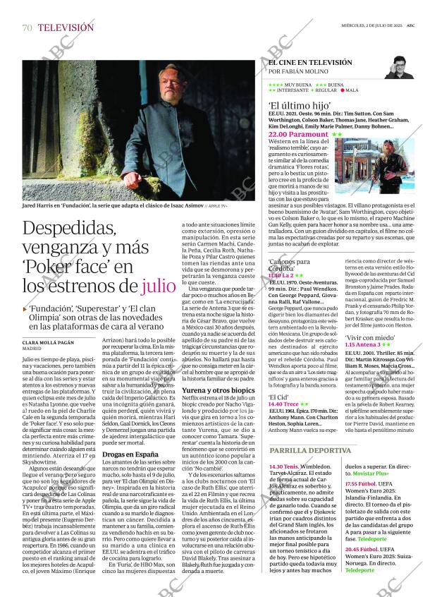 ABC SEVILLA 02-07-2025 página 70