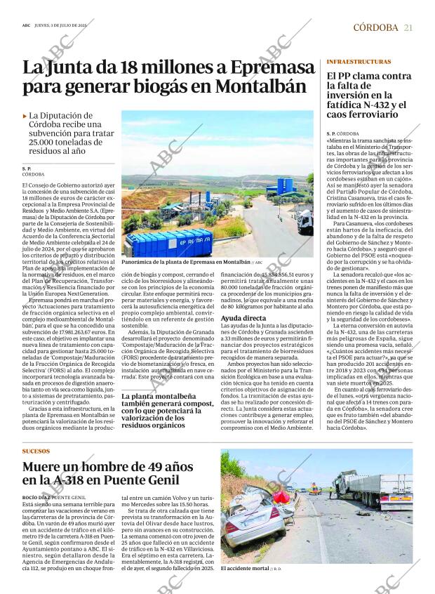 ABC CORDOBA 03-07-2025 página 21