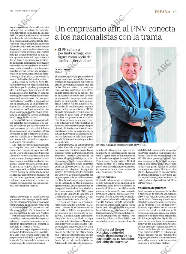 ABC MADRID 03-07-2025 página 15