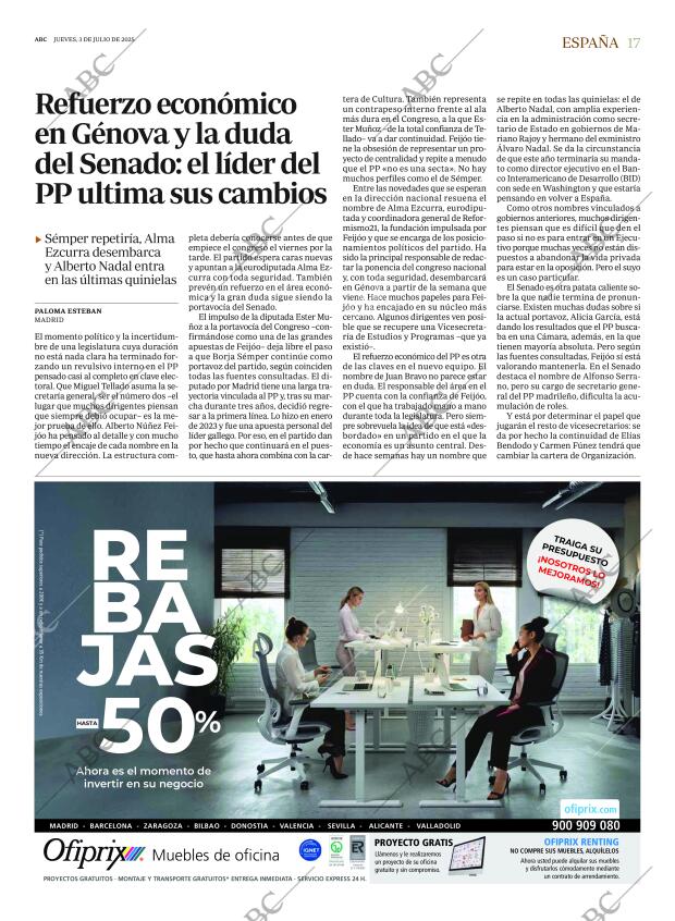 ABC MADRID 03-07-2025 página 17