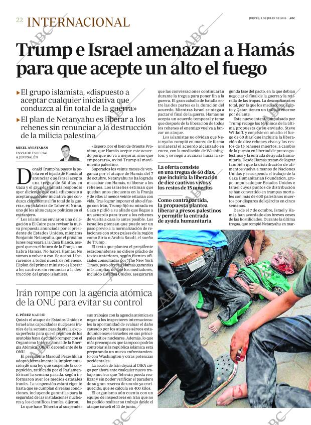 ABC MADRID 03-07-2025 página 22