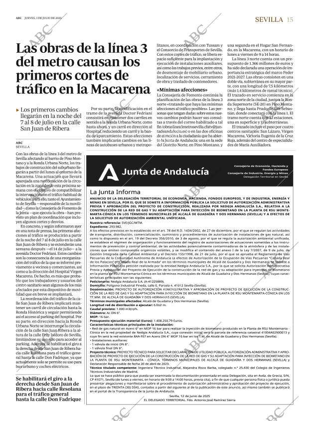 ABC SEVILLA 03-07-2025 página 15