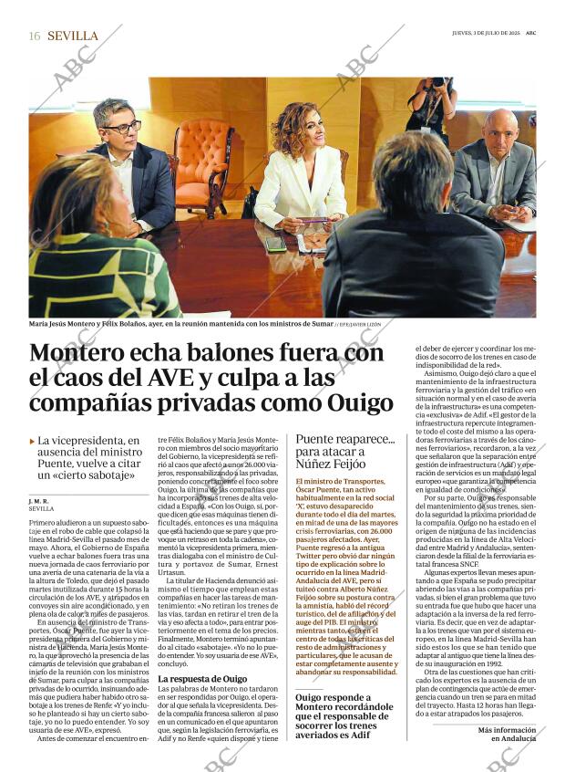 ABC SEVILLA 03-07-2025 página 16