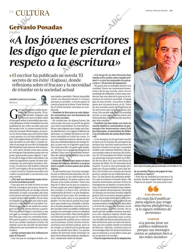 ABC SEVILLA 03-07-2025 página 54