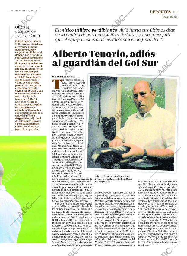 ABC SEVILLA 03-07-2025 página 63