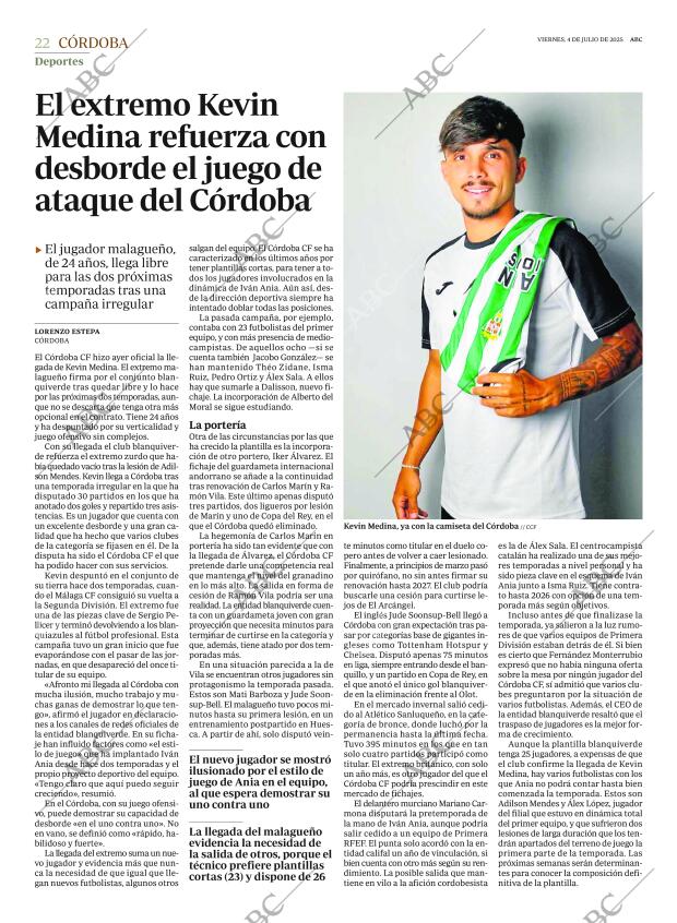 ABC CORDOBA 04-07-2025 página 22