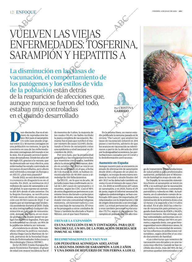 ABC MADRID 04-07-2025 página 12