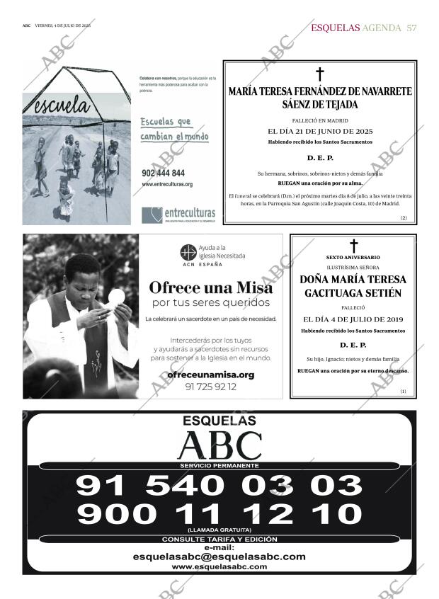 ABC MADRID 04-07-2025 página 57