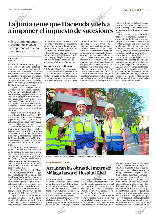 ABC SEVILLA 04-07-2025 página 27