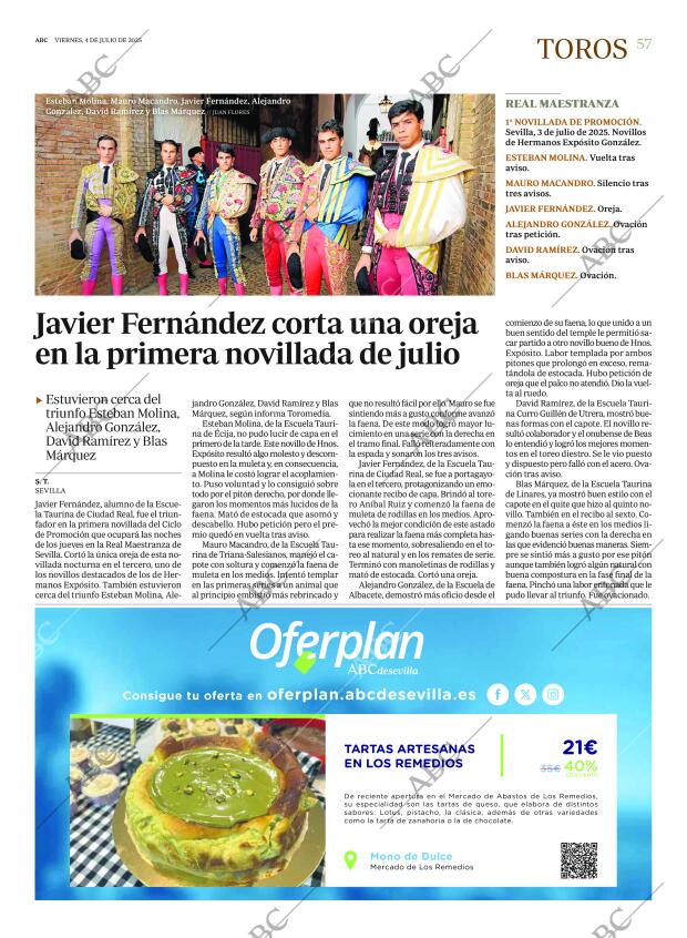 ABC SEVILLA 04-07-2025 página 57