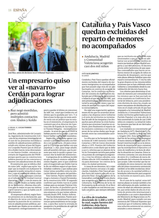 ABC MADRID 05-07-2025 página 18